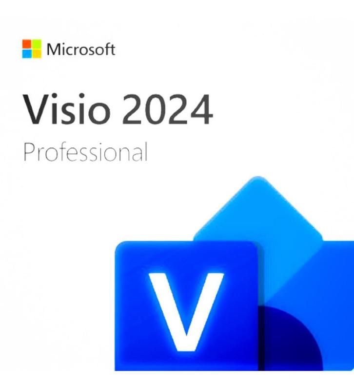 Microsoft Visio 2024 Professionnel   1 clé d'activation lic, Informatique & Logiciels, Logiciel Office, Neuf, Windows, Enlèvement ou Envoi