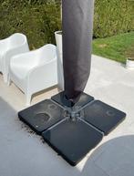 Dalles pour parasol déporté  4 pièces | 50 x 50 cm, Enlèvement ou Envoi, Comme neuf