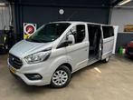 Ford Transit Custom 320 2.0 TDCI L2H1 Limited DC 170pk,Camer, Auto's, Bestelwagens en Lichte vracht, Voorwielaandrijving, Stof