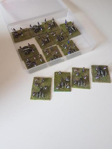 Franse artillery, 14 stuks, volledig afgewerkt 1/72, 25mm beschikbaar voor biedingen