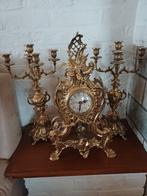 Schouwklok met kandelaars, Antiek en Kunst, Antiek | Klokken, Ophalen