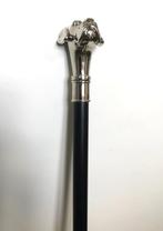 Wandelstok hondenkop verzilverd✨😍🐶🐶😎🤗🎁👌, Ophalen of Verzenden, Opvouwbaar, Nieuw