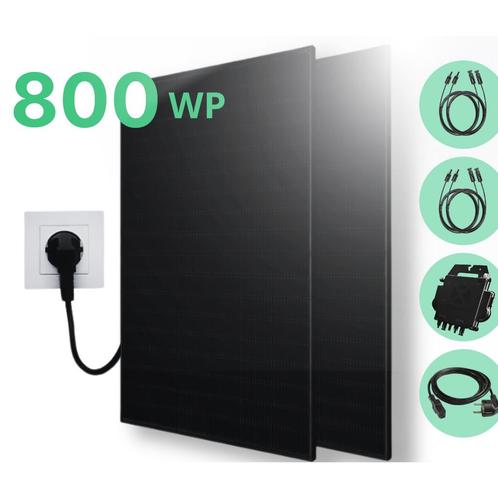 Zonnepanelen met stekker | 840Wp | plug & play zonnepaneel, Doe-het-zelf en Bouw, Zonnepanelen en Toebehoren, Nieuw, Paneel, 200 wattpiek of meer