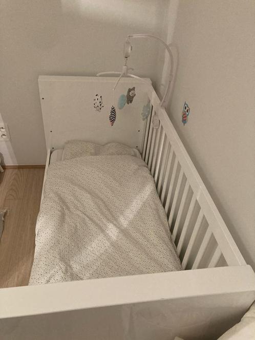 Junior bed, Enfants & Bébés, Chambre d'enfant | Lits, Utilisé, 140 à 160 cm, 70 à 85 cm, Sommier à lattes, Matelas, Enlèvement