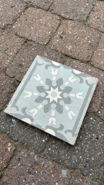 Oude vlaamse tegels, Doe-het-zelf en Bouw, Tegels, Ophalen, Gebruikt, Minder dan 20 cm, Minder dan 20 cm