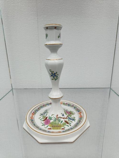 Herend porseleinen kandelaar. Motief: Fleur des Indes., Antiek en Kunst, Antiek | Porselein, Ophalen of Verzenden