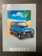 Originele Autobrochure Renault R4 1989, Boeken, Ophalen of Verzenden, Gelezen, Renault