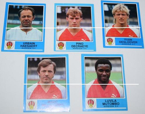 Panini / Football 87 / SV Waregem / 5 stickers, Verzamelen, Sportartikelen en Voetbal, Nieuw, Poster, Plaatje of Sticker, Verzenden