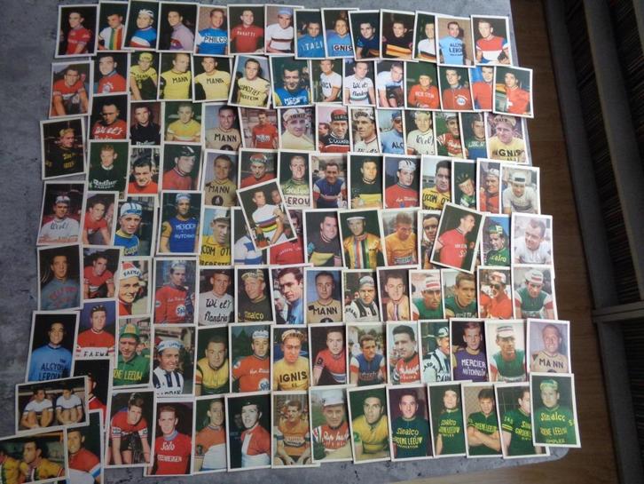 WIELRENNERS  KAARTEN  MONTY VELO CHEWING  GUM 115 X, Hobby en Vrije tijd, Stickers en Plaatjes, Verzenden