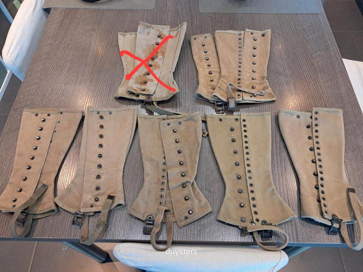 M1938 leggings WW2 us army, Verzamelen, Militaria | Tweede Wereldoorlog, Ophalen of Verzenden