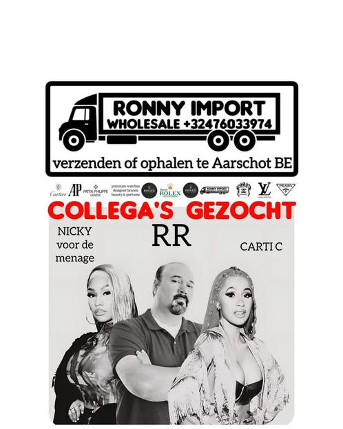 Ronny Import zoekt medewerkers MOOIE VERDIENSTE, Vacatures, Vacatures | Detailhandel en Winkelpersoneel, Starter, Overige vormen