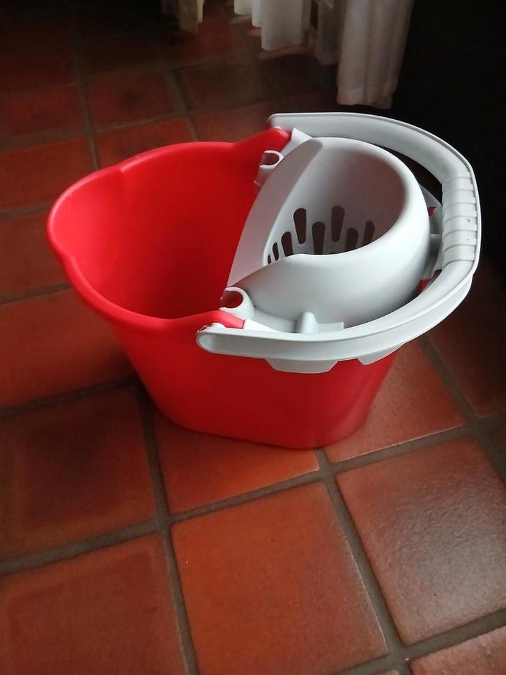 Schoonmaak emmer met wringer, Huis en Inrichting, Emmers, Ophalen of Verzenden