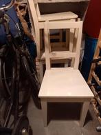 4 chaises ikea en bois blanches