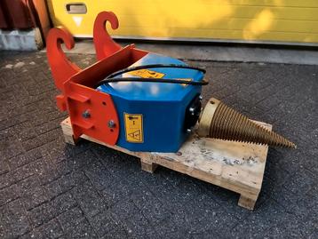 Hydraulische Kegelsplijter Cw10 opname midigraver.  beschikbaar voor biedingen