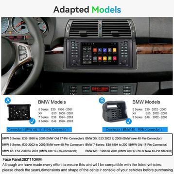 Carplay Android auto BMW E39 E53 E46 E38 en Range Rover L322 beschikbaar voor biedingen
