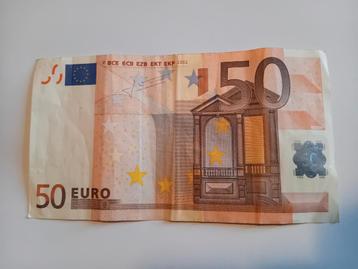 Bankbiljet van 50€ uit 2002 