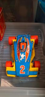 Zeldzame vintage Joustra Michelin plaatwerkauto, Verzamelen, Ophalen of Verzenden, Gebruikt
