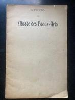 (Antwerpen) A propos du Musée des Beaux-Arts, Boeken, Verzenden