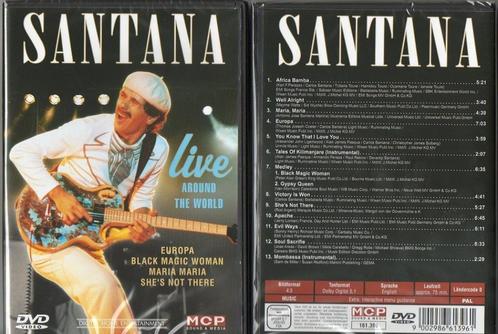 SANTANA LIVE AROUND THE WORLD NIEUWE DVD 9002986613961, Cd's en Dvd's, Dvd's | Muziek en Concerten, Nieuw in verpakking, Muziek en Concerten