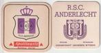 2 bierviltjes RSC Anderlecht, Verzamelen, Biermerken, Viltje(s), Overige merken, Gebruikt, Verzenden