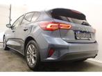 Ford Focus 1.0 Ecoboost Titanium GPS Camera Verw.zetels+stu, Auto's, Focus, Blauw, Bedrijf, Parkeersensor