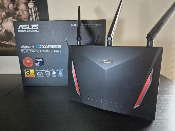 ASUS RT-AC86U router, Computers en Software, Routers en Modems, Gebruikt, Router, Verzenden