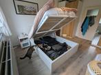 Ikea „MALM” borstbed 140* 200 cm, Huis en Inrichting, Slaapkamer | Bedden, Gebruikt, 140 cm, Wit, Hout