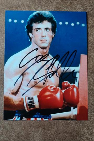 Sylvester Stallone Rocky originele handtekening 