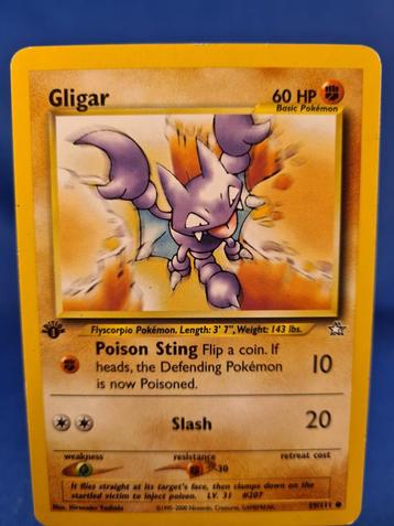 Gligar 59/111 - Neo Genesis (1st edition) beschikbaar voor biedingen
