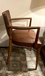 Vintage bureaustoel, Brun, Chaise de bureau, Enlèvement, Utilisé