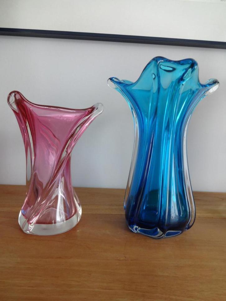 kristallen murano vazen, Antiek en Kunst, Antiek | Glaswerk en Kristal, Ophalen of Verzenden