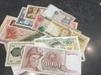 23 billets de banque différents dans le monde, Timbres & Monnaies, Monnaies & Billets de banque | Collections, Enlèvement ou Envoi