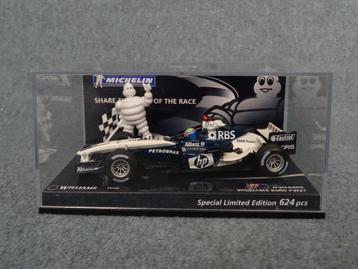 F1 BMW Williams FW27 M. Webber zeldzame MICHELIN uitgave OVP, Enlèvement ou Envoi, Comme neuf, Voiture, MiniChamps