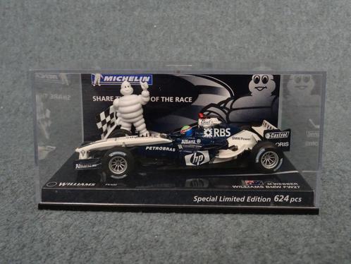 F1 BMW Williams FW27 M. Webber zeldzame MICHELIN uitgave OVP, Hobby en Vrije tijd, Modelauto's | 1:43, Zo goed als nieuw, Auto