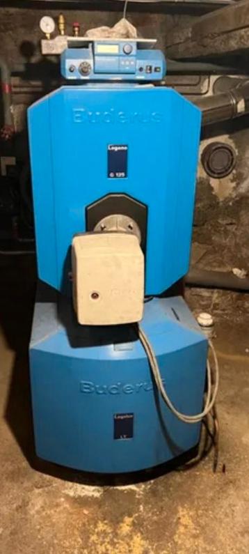 Buderus G115 mazout +sanitaire, Chaudière CC ou Chaudière combinée, Enlèvement ou Envoi, Utilisé, 60 à 150 cm