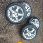 4 Velg + goede continental winter banden komen Toyota yaris, Ophalen, Gebruikt, 15 inch, Band(en)