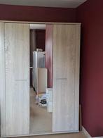 Kledingkast met spiegel, Huis en Inrichting, Ophalen, 100 tot 150 cm, Met hangruimte, Zo goed als nieuw