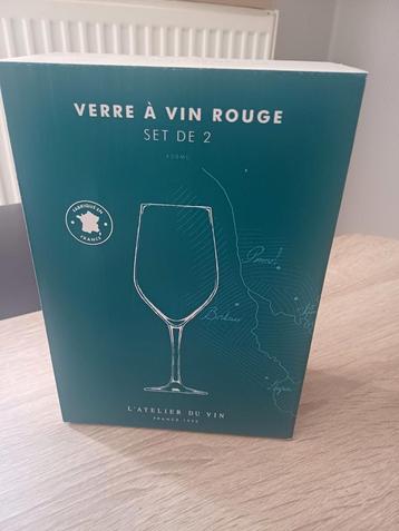 Set verres à vin rouge. beschikbaar voor biedingen
