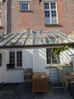 gratis terrasoverkapping zelf afbreken, Ophalen, Gebruikt, 160 cm of meer, Glasplaat