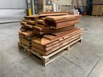 Hardhout Afzelia / Iroko (Korte Lengtes), Tuin en Terras, Ophalen, Planken, Zo goed als nieuw, Hardhout