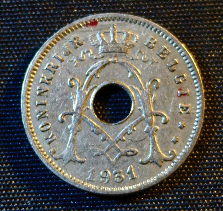OVERSLAG: 5 cent 1931 VL (dubb 3 oost versie I) - Albert I, Postzegels en Munten, Munten | België, Losse munt, Verzenden