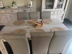 Tafel met 6 stoelen en salontafel, Ophalen