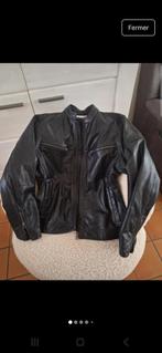 Veste en cuir d'agneau véritable marque pepe jeans, Ophalen, Maat 52/54 (L), Zwart, Nieuw