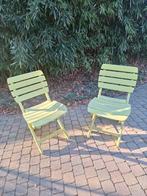 Chaises d'extérieur vertes 2 pièces, Enlèvement