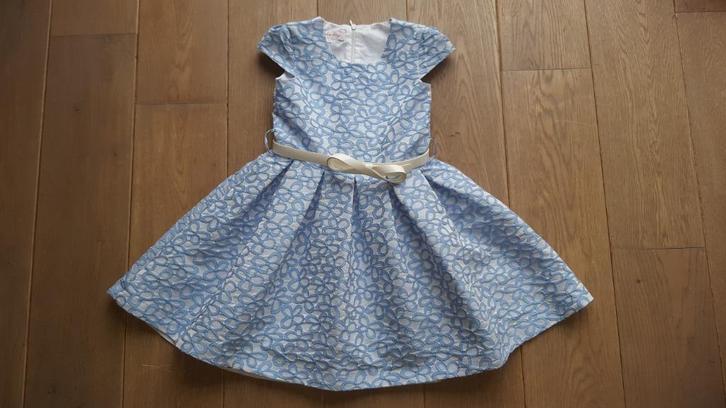 Prachtig communiekleed Blue Bay maat 128, Kinderen en Baby's, Kinderkleding | Maat 128, Zo goed als nieuw, Meisje, Jurk of Rok