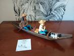 Pirogue Tintin milou moulinsart leblon kuifje tim struppi, Verzamelen, Overige Verzamelen, Verzenden, Zo goed als nieuw