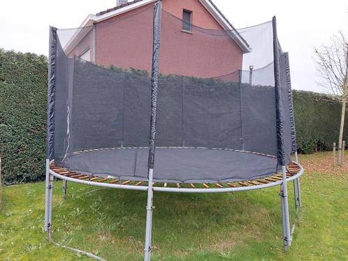 Trampoline Powerjump de 4 m de diamètre, Enfants & Bébés, Jouets | Extérieur | Trampolines, Utilisé, Enlèvement ou Envoi