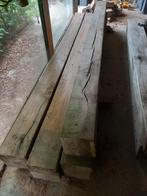 Eiken balken (4), Tuin en Terras, Palen, Balken en Planken, Ophalen, Zo goed als nieuw, Balken