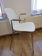 Witte stoelen met armleuningen, Huis en Inrichting, Stoelen, Ophalen, Wit, Zo goed als nieuw, Vier