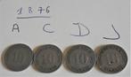 10 séries Deutsches Reich - 10 pfennig années diverses, Timbres & Monnaies, Enlèvement ou Envoi, Allemagne